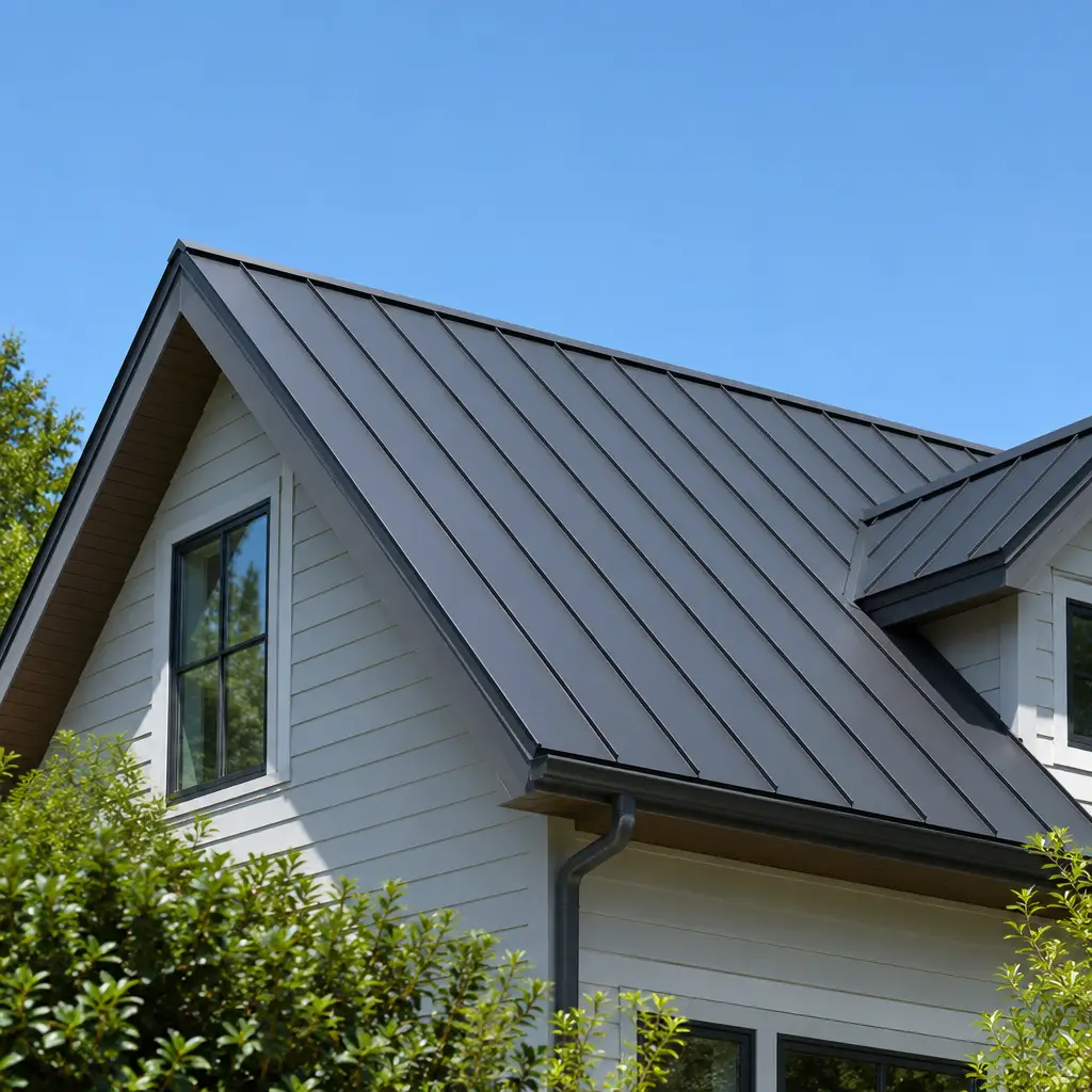 New metal roof